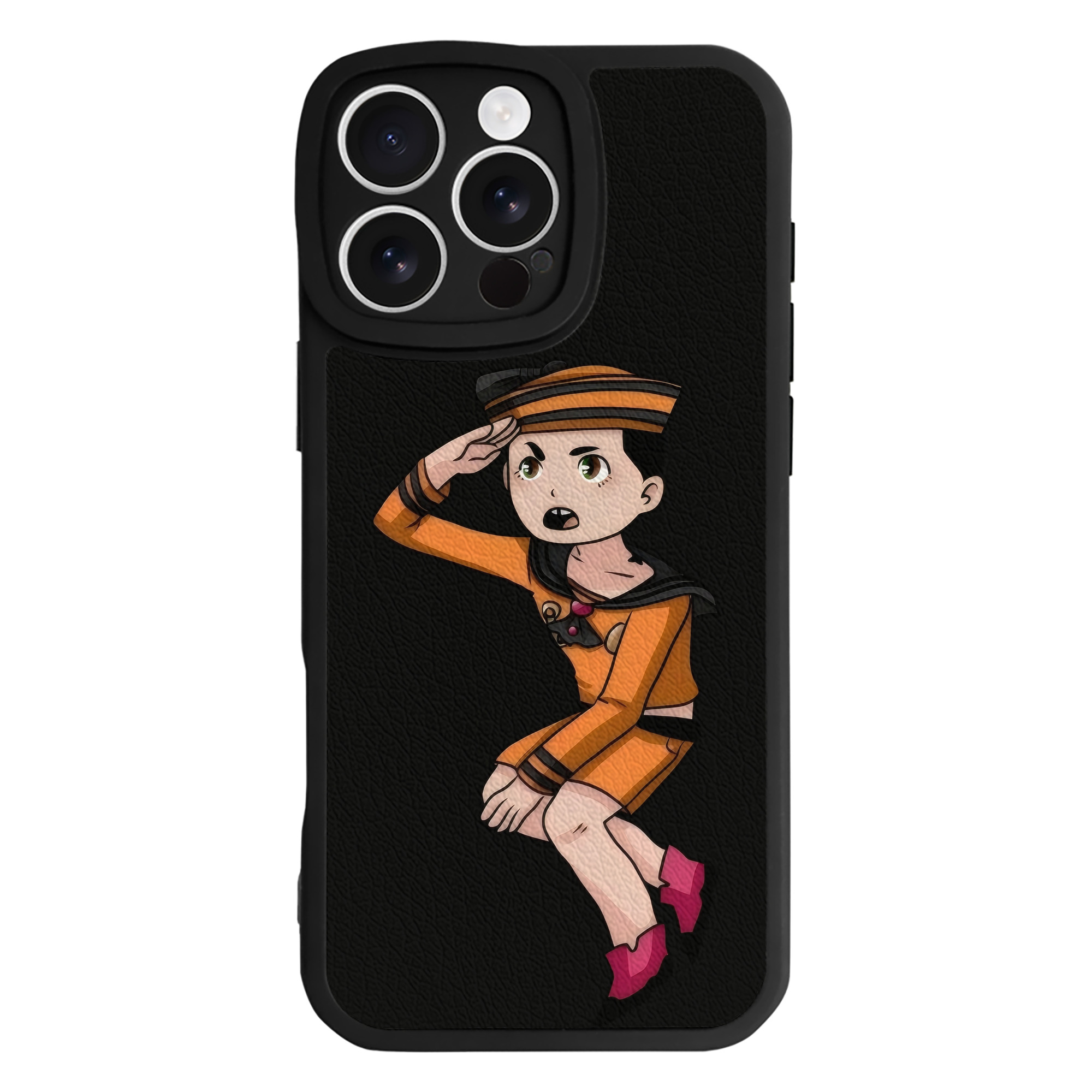 （画像用） ジョジョの奇妙な冒険 東方定助 JoJo's Bizarre Adventure Higashikata Josuke 【iPhone 16シリーズ対応】シリコンスマホケース（レザー調） 材質：シリコン